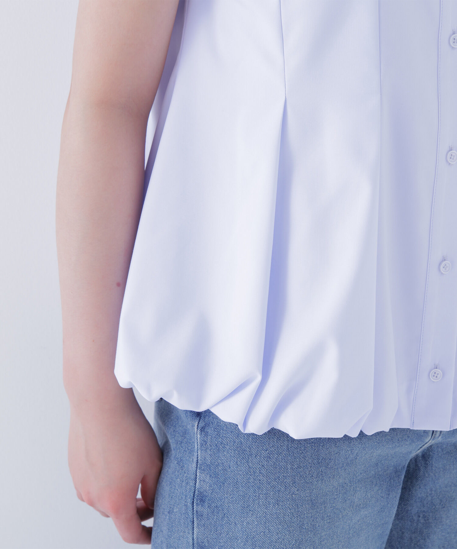  「バルーンヘムシャツ」|シャツ・ブラウス|