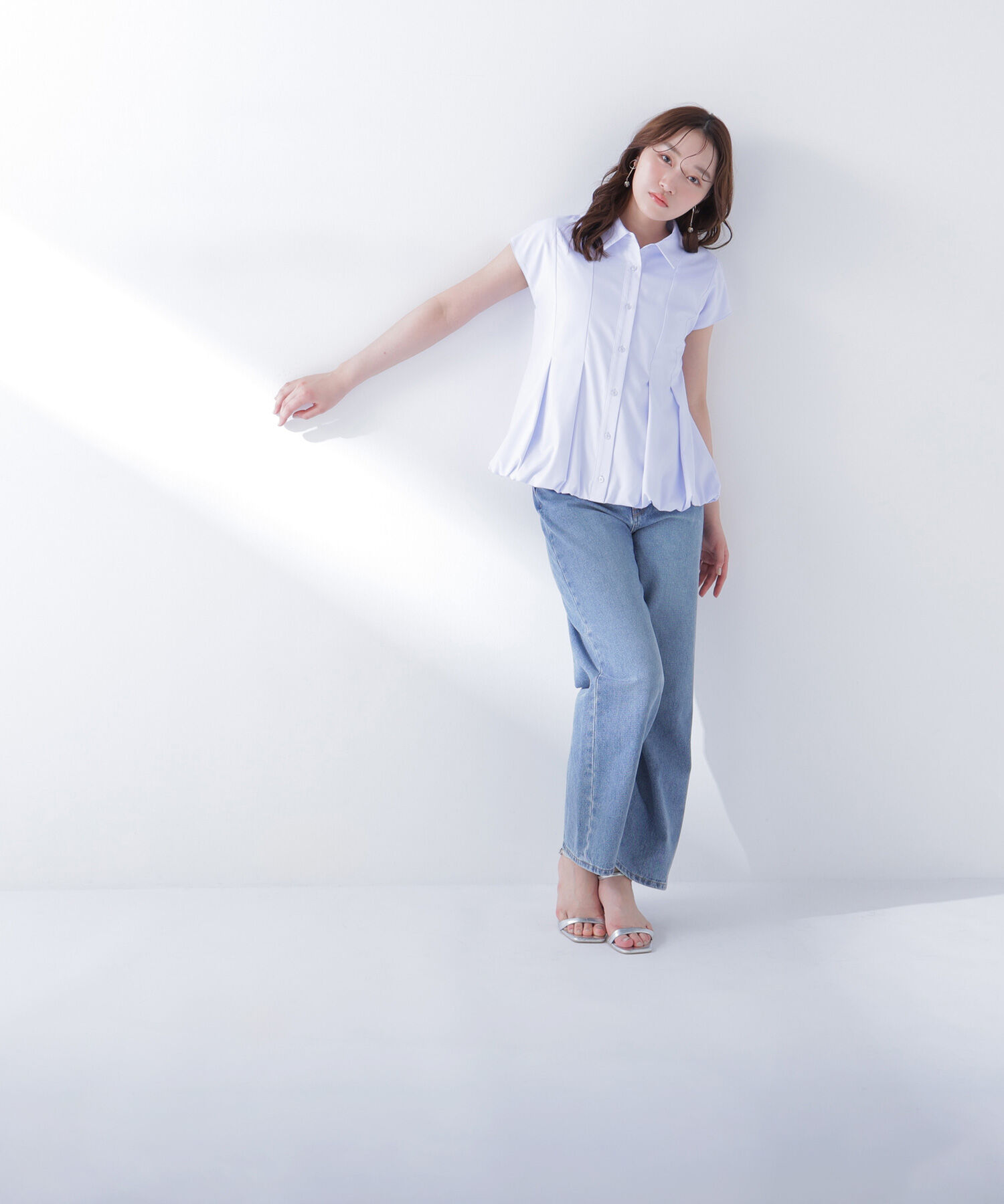  「バルーンヘムシャツ」|シャツ・ブラウス|