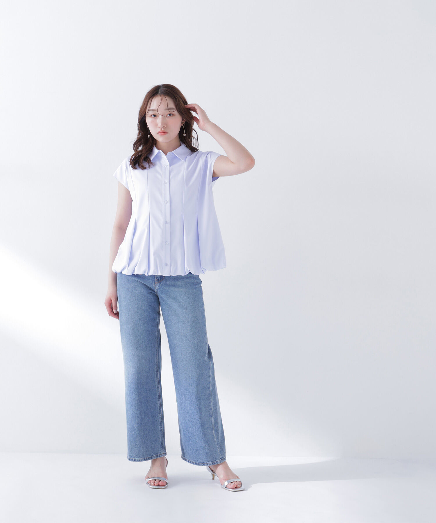  「バルーンヘムシャツ」|シャツ・ブラウス|