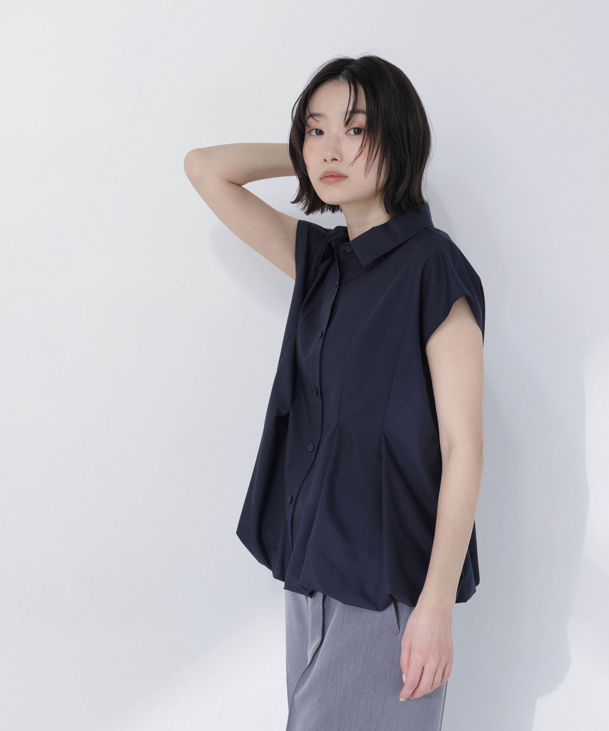  「バルーンヘムシャツ」|シャツ・ブラウス|