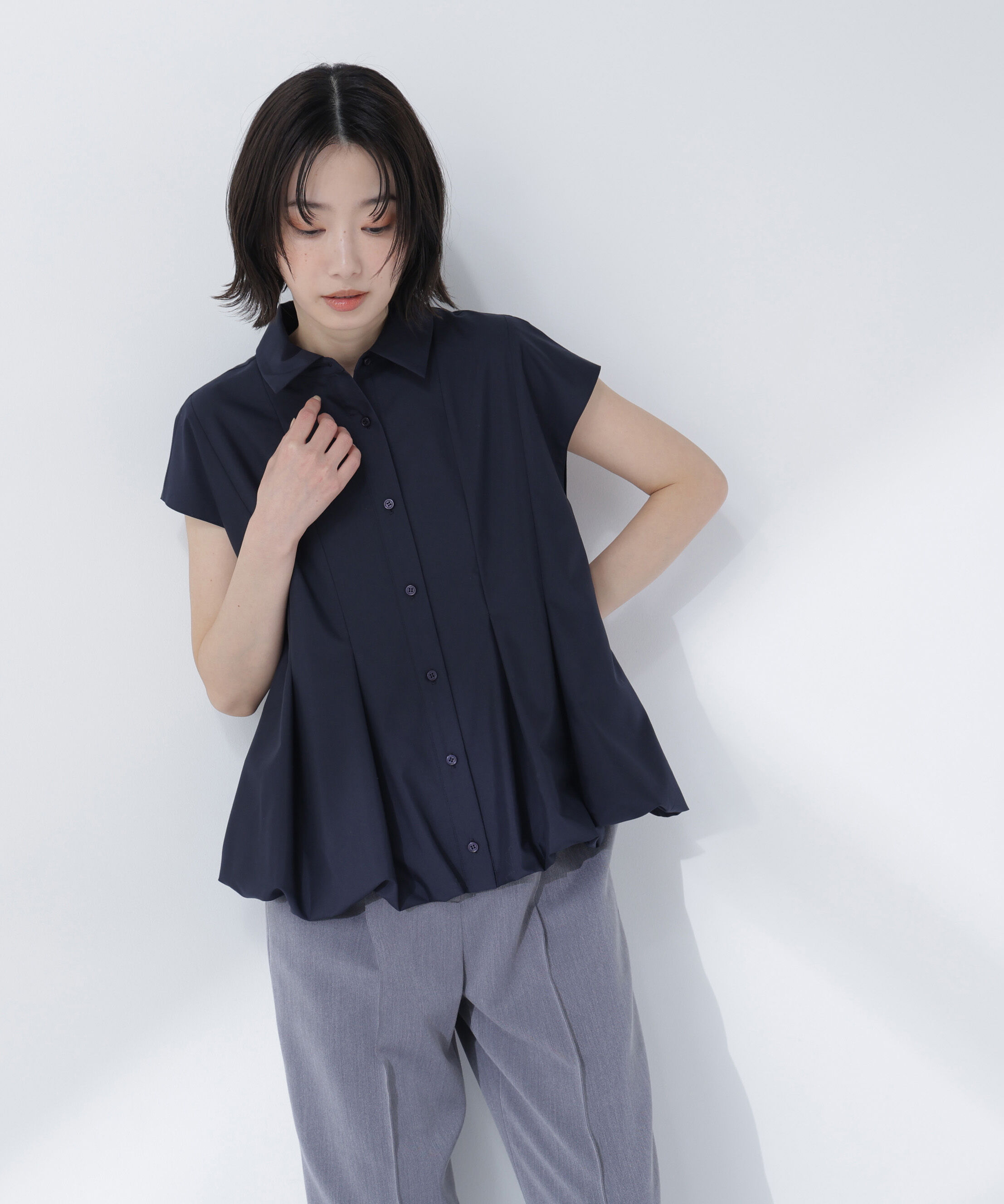  「バルーンヘムシャツ」|シャツ・ブラウス|