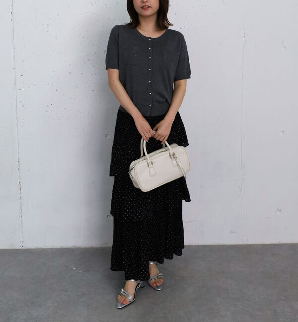 archives「ドットプリーツフリルティアードスカート」|スカート|
