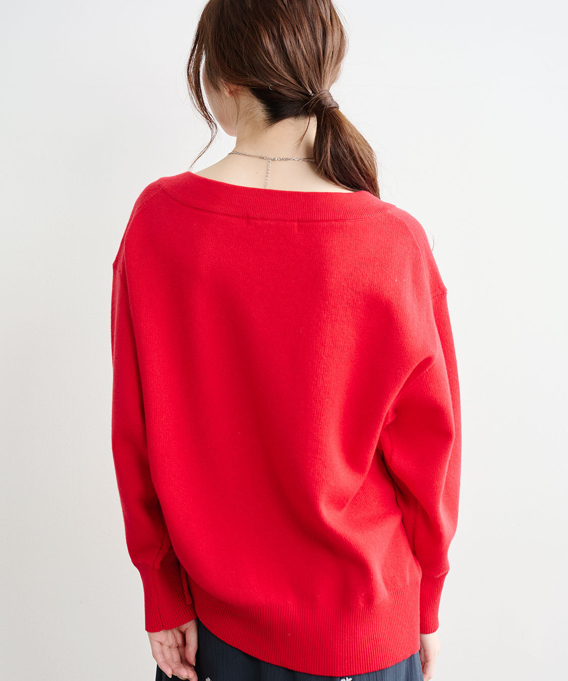 COCO DEAL「ドロストVネックニット」|ニット・セーター|