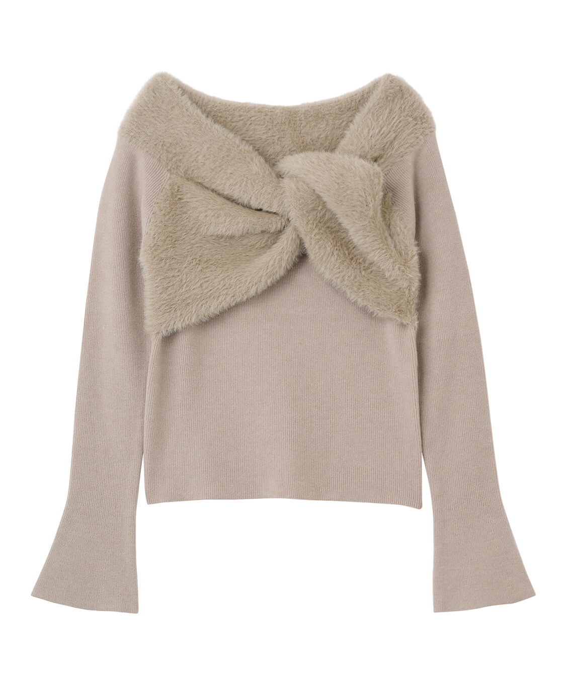 COCO DEAL「オフショルダーツイストニット」|ニット・セーター|