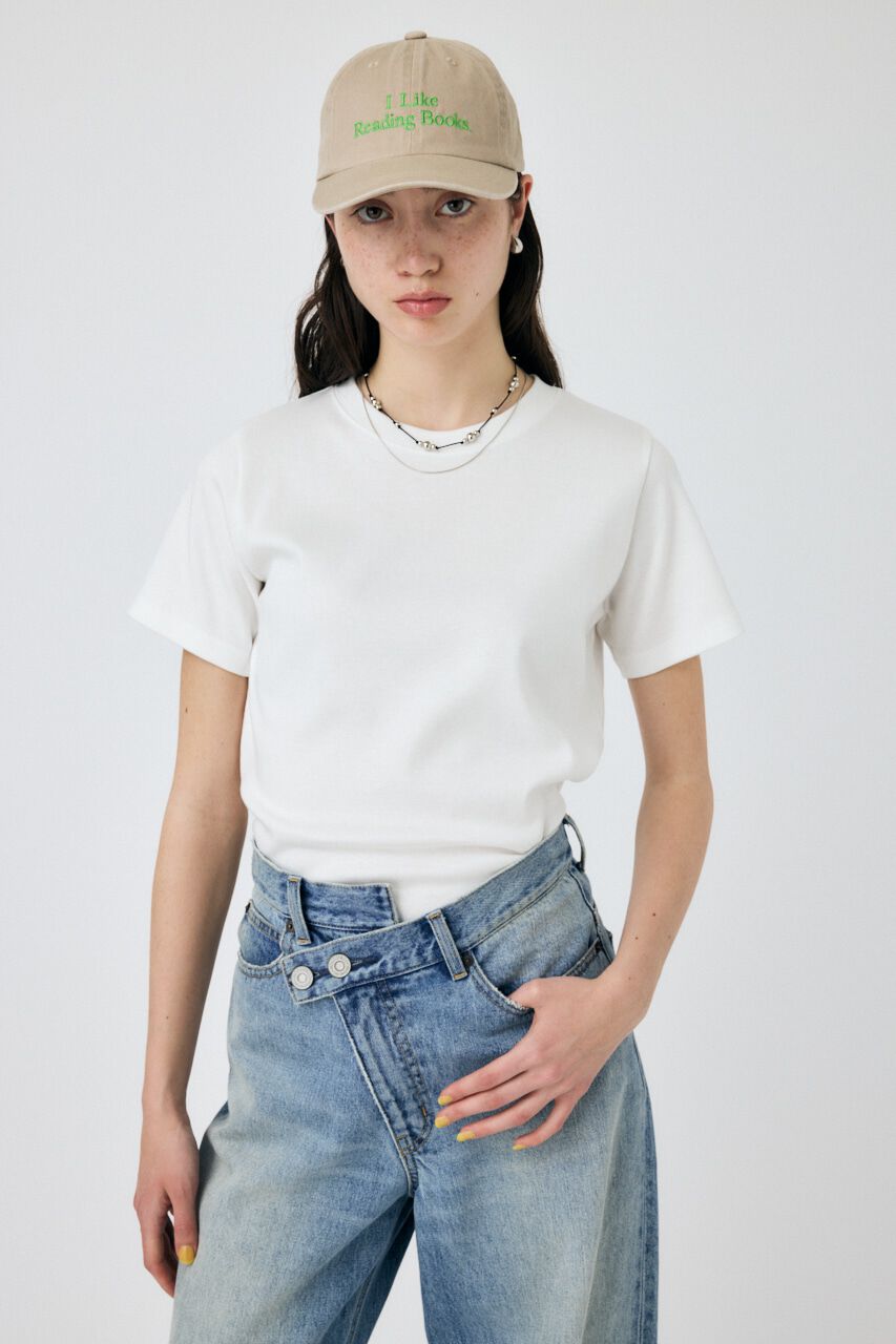 MOUSSY「SUVIN GIZA  CN TEE」|Tシャツ・カットソー|WHT