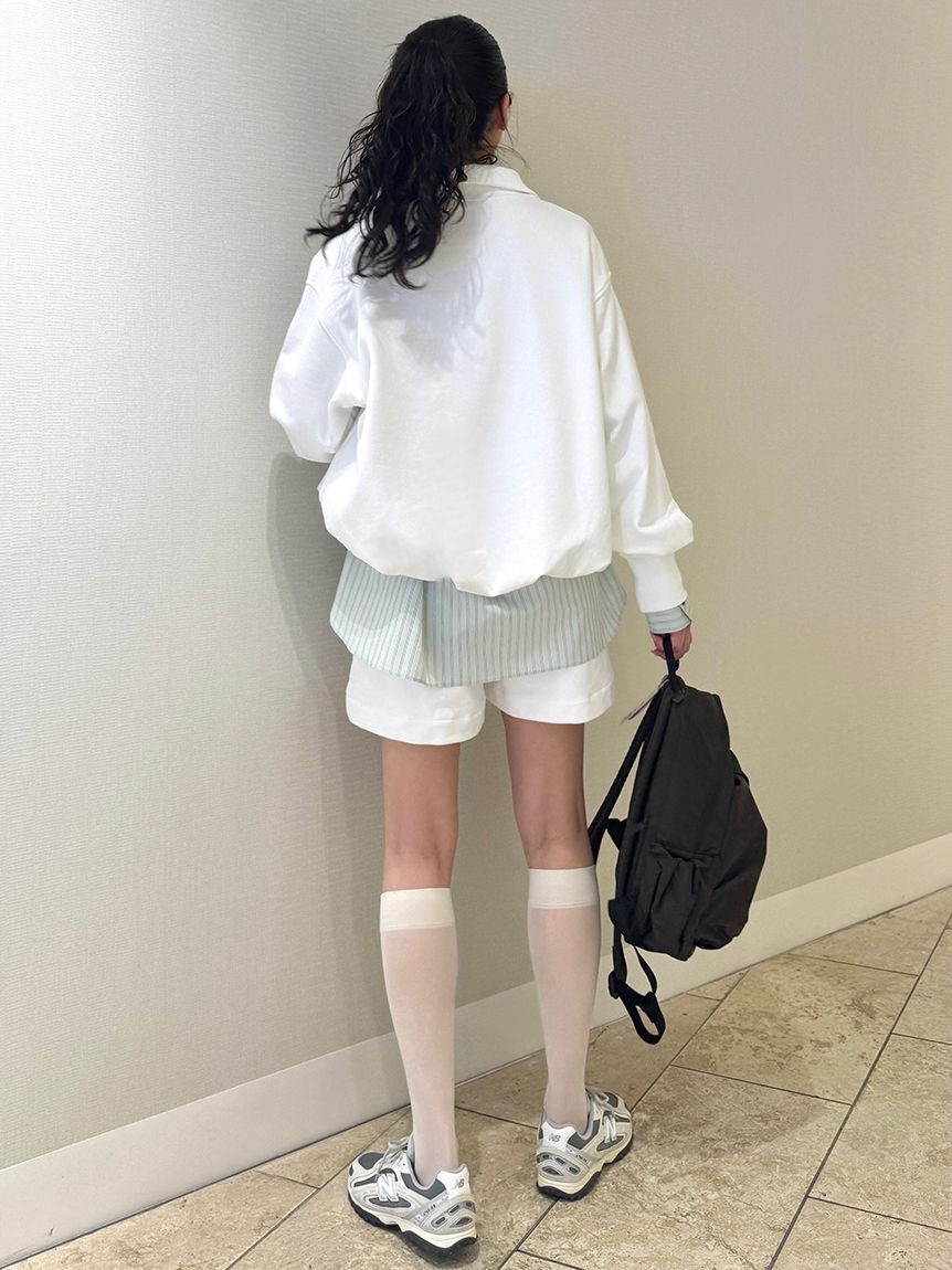 emmi atelier「【em】レイヤードライクスウェットショートパンツ【セットアップ対応】」|その他|