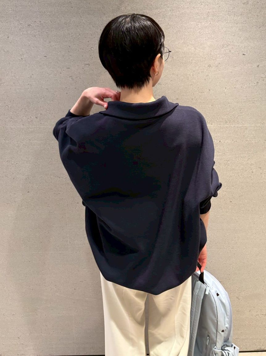 emmi atelier「【em】ハーフジップスウェット【セットアップ対応】」|スウェット・ジャージ|