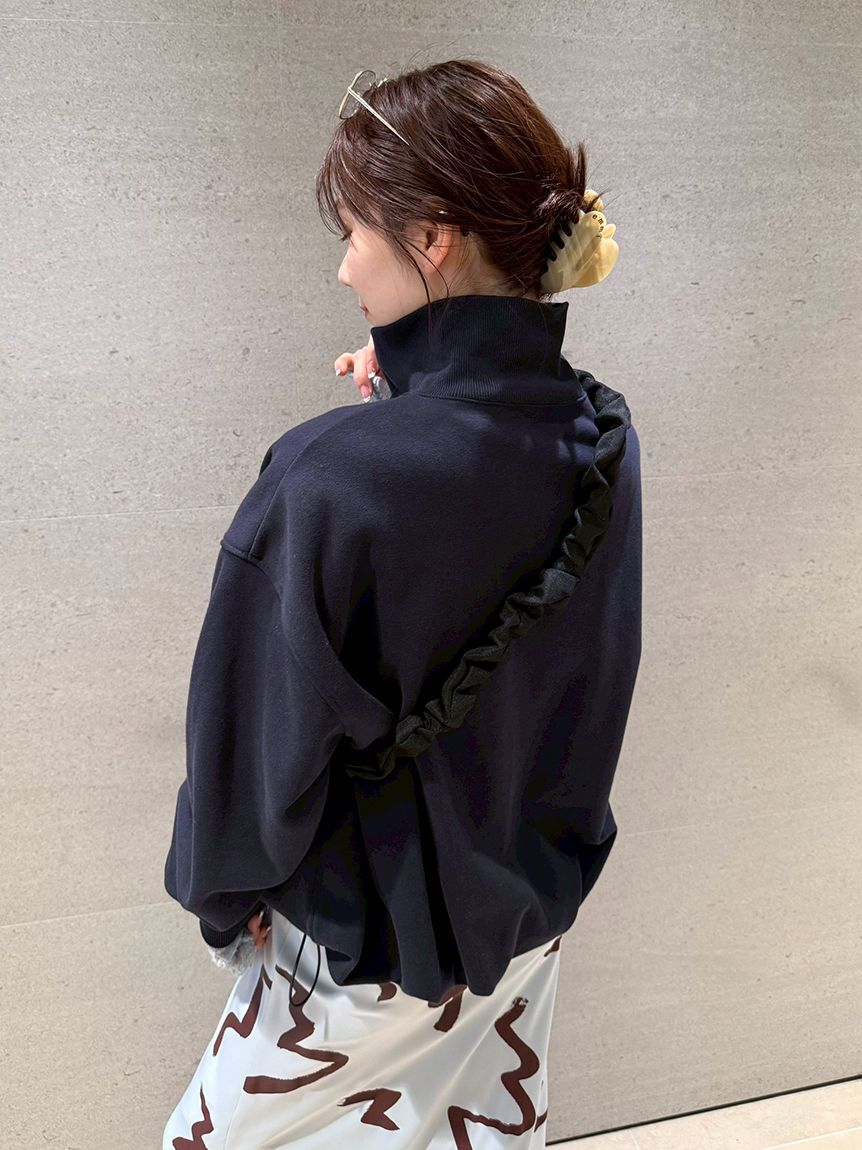 emmi atelier「【em】ハーフジップスウェット【セットアップ対応】」|スウェット・ジャージ|