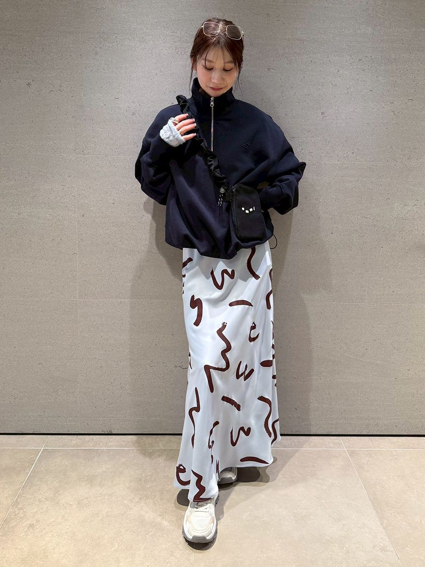 emmi atelier「【em】ハーフジップスウェット【セットアップ対応】」|スウェット・ジャージ|