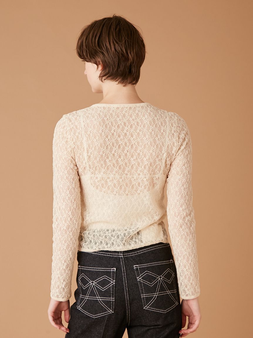 FURFUR「レースカットソープルオーバー」|Tシャツ・カットソー|