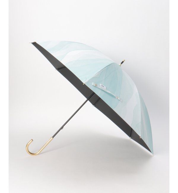 Lbc with Life「Wpc. 遮光 ウォーターペイント 日傘 長傘 晴雨兼用 」|傘|ブルー