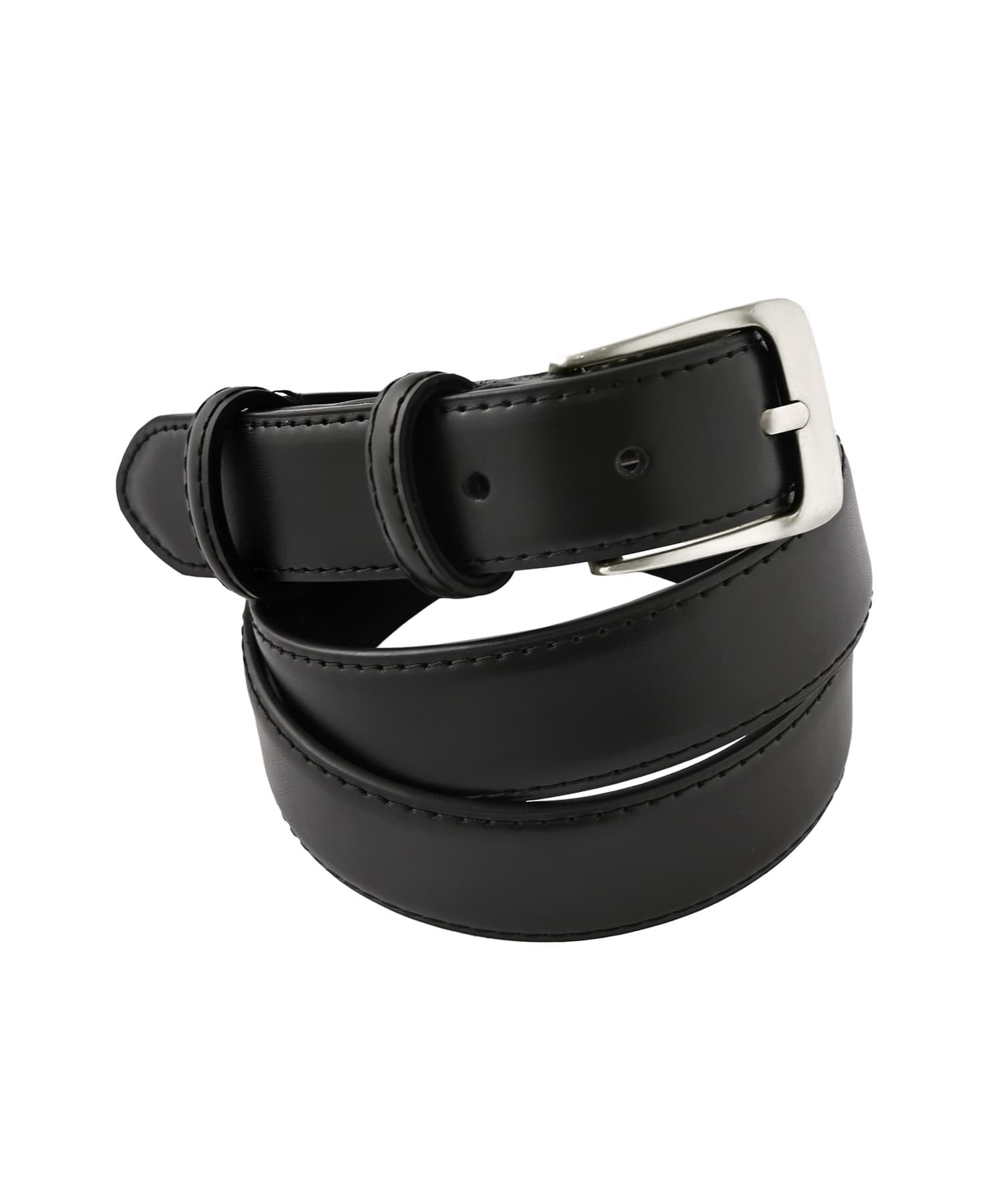 STYLE DELI「【DELI by】ミニマルリアルレザーベルト（シルバー）」|ベルト|