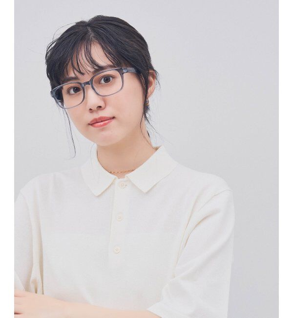  「ウェリントン型 メガネ 軽量 ズレ落ち防止 鼻パッド ユニセックス 伊達メガネ レンズ交換券付」|メガネ|