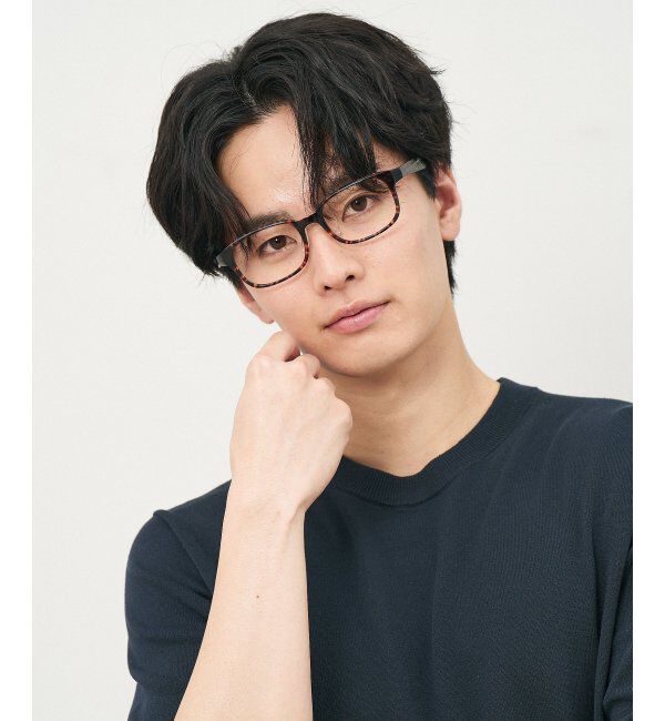  「ウェリントン型 メガネ 軽量 ズレ落ち防止 鼻パッド ユニセックス 伊達メガネ レンズ交換券付」|メガネ|