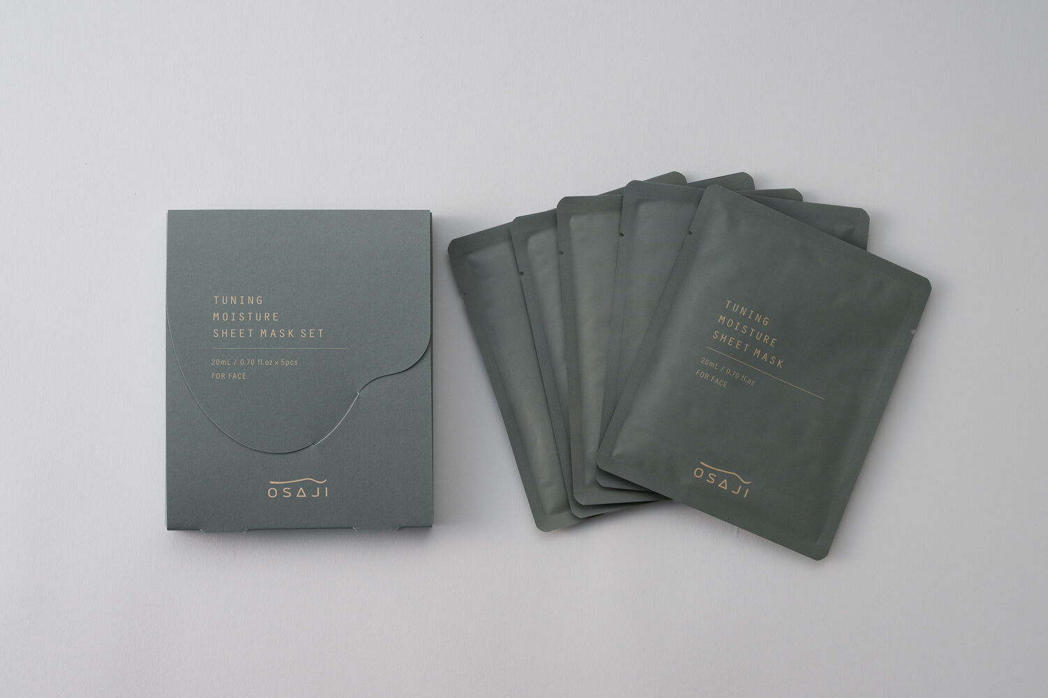 OSAJI「チューニング　モイスチャー　シートマスク　セット（5枚入り）」|フェイスマスク・パック|