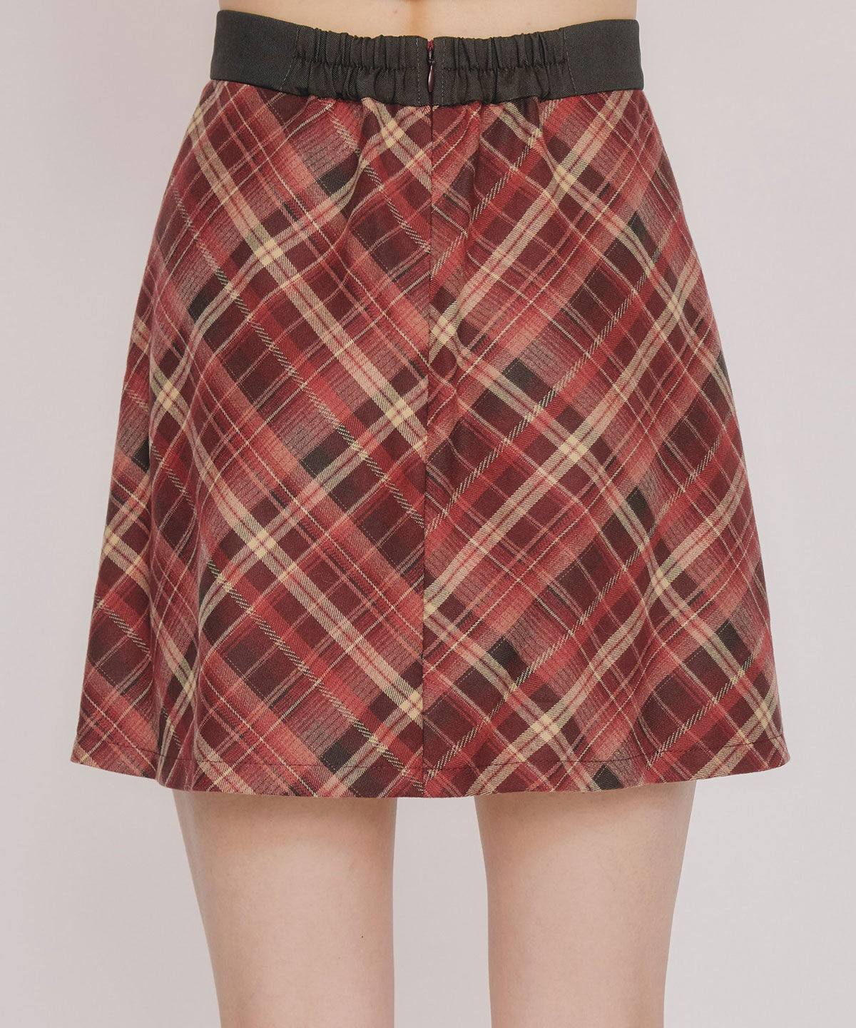 REDYAZEL「バイアスチェックショートブラウス&times;プリーツミニスカートセットアップ」|ワンピース|