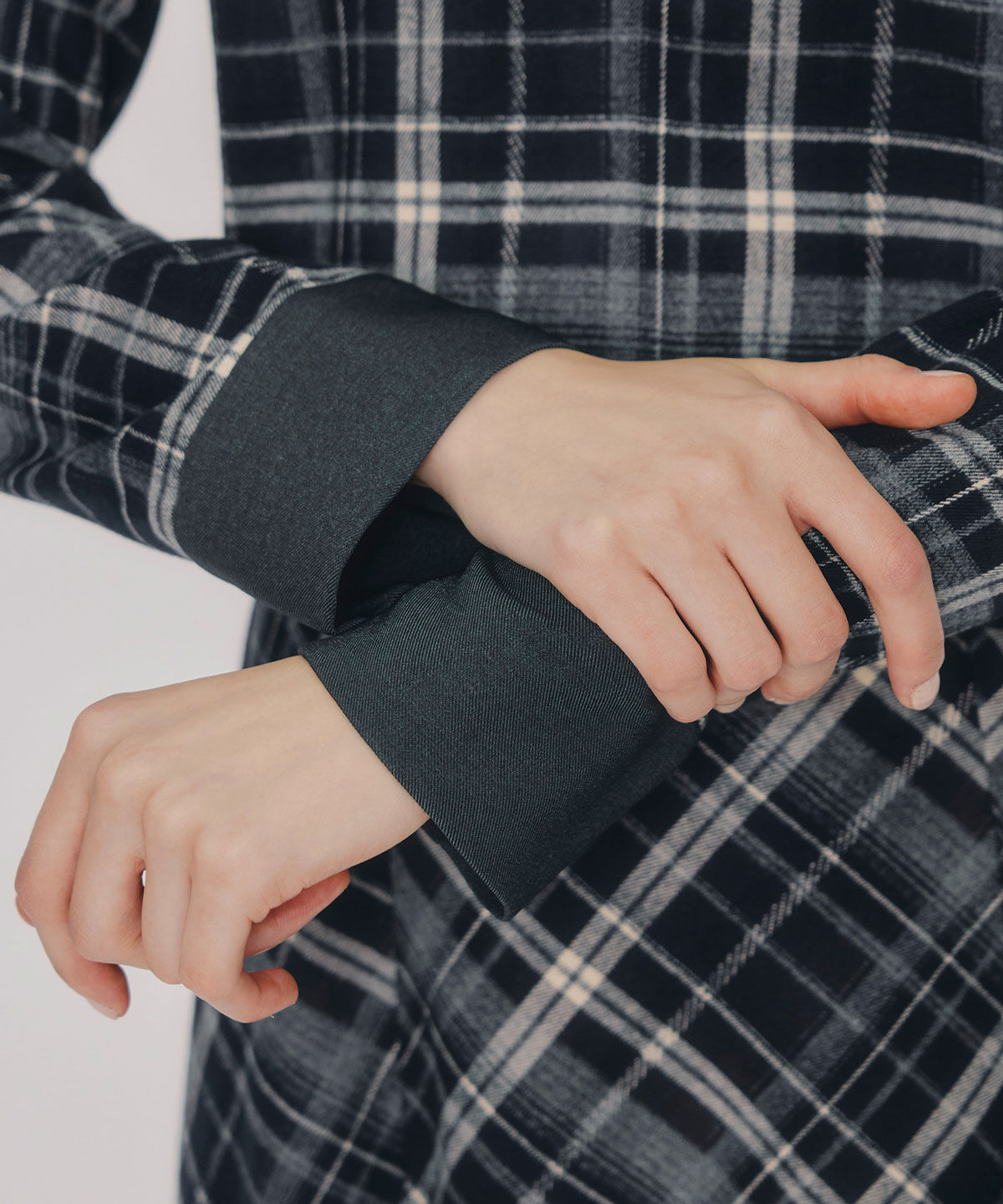 REDYAZEL「バイアスチェックショートブラウス&times;プリーツミニスカートセットアップ」|ワンピース|