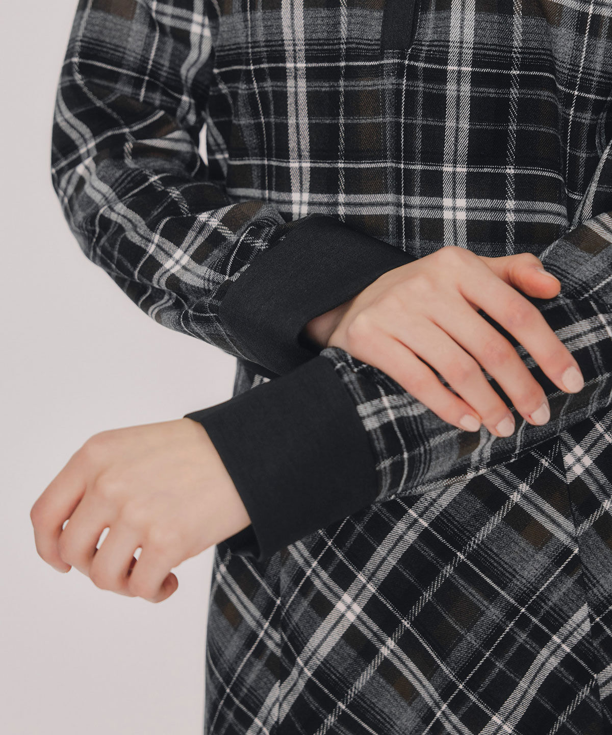 REDYAZEL「バイアスチェックショートブラウス&times;プリーツミニスカートセットアップ」|ワンピース|