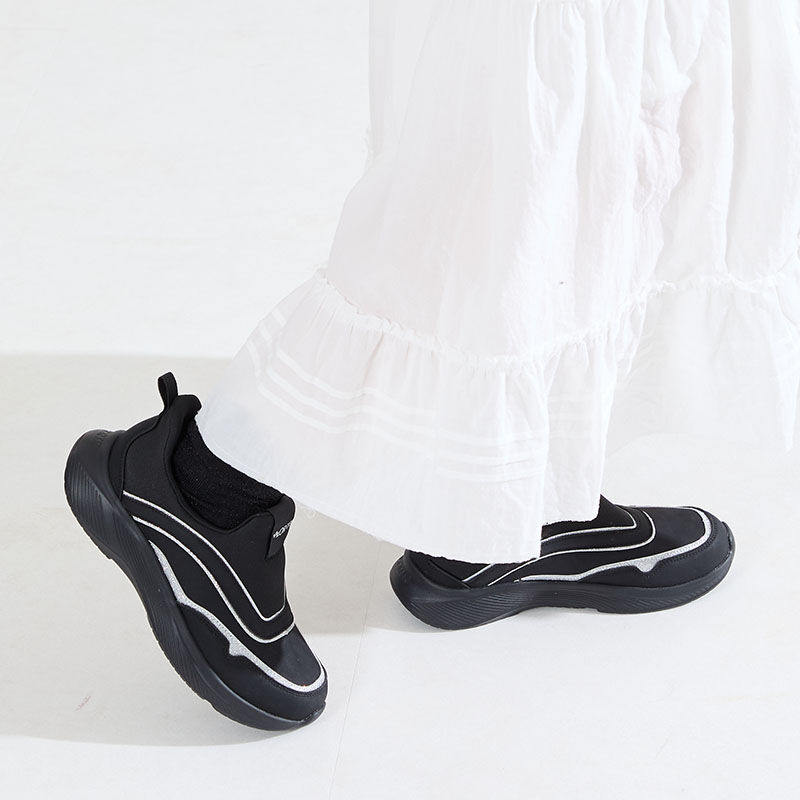 ORiental TRaffic「●2026春夏新作●【 瞬間フィット 】 グリッター パーツ スリッポン スニーカー /OT3791」|スニーカー|