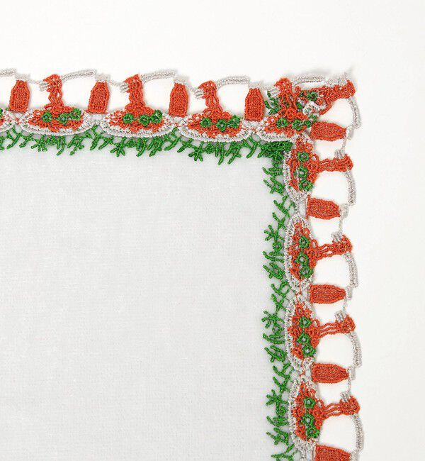 UNITED ARROWS「＜近沢レース店＞ナポリタン ハンカチ」|ハンカチ|