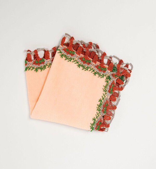 UNITED ARROWS「＜近沢レース店＞ナポリタン ハンカチ」|ハンカチ|PINK