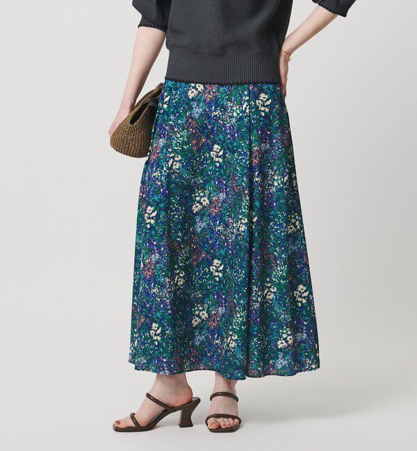 UNITED ARROWS「フラワー プリント スカート」|スカート|