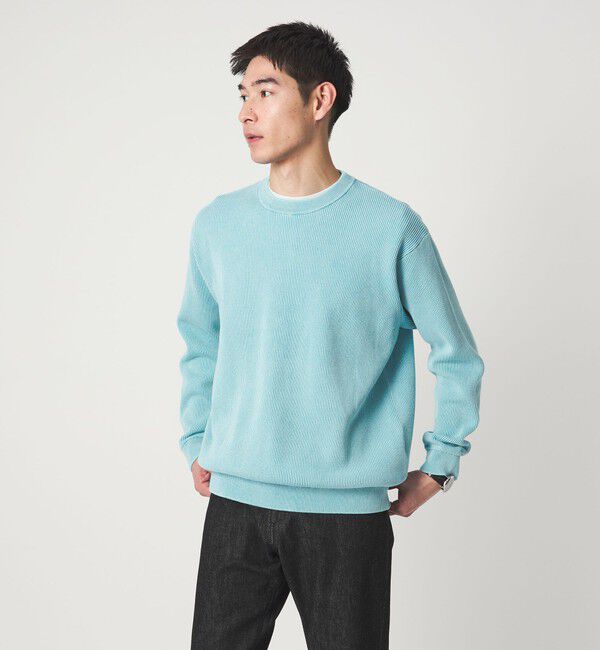 UNITED ARROWS green label relaxing「フェード アゼ クルーネック ニット」|ニット・セーター|