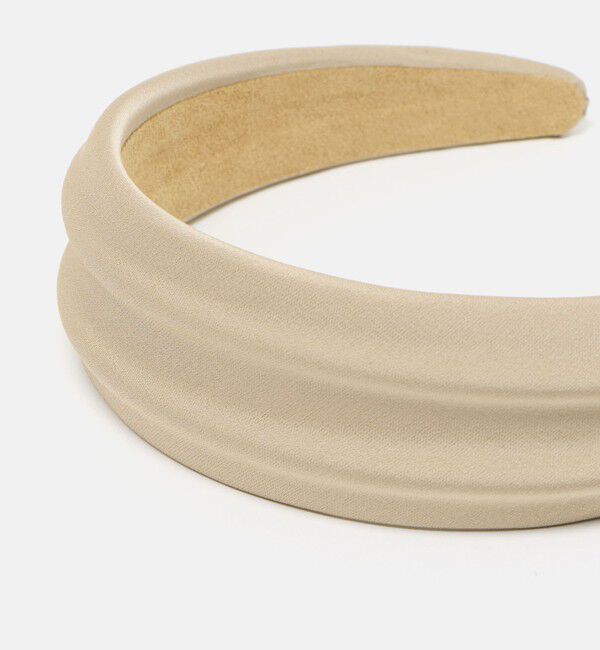 EMMEL REFINES「＜EMMEL REFINES＞EM マットサテン ウェーブ カチューシャ」|カチューシャ|