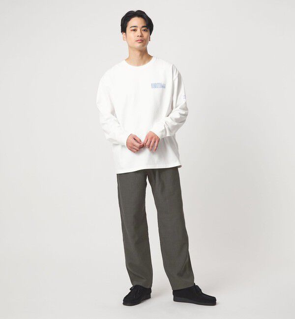 UNITED ARROWS green label relaxing「【別注】＜Gramicci＞麻 ブレンド ワイドテーパード イージーパンツ」|その他|