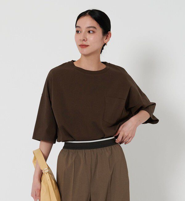 BEAUTY&YOUTH UNITED ARROWS「ドルマンスリーブ ポケット Tシャツ 接触冷感」|Tシャツ・カットソー|