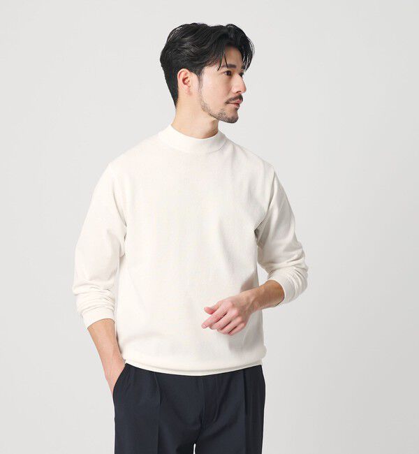 BEAUTY&YOUTH UNITED ARROWS「【WEB限定 WARDROBE SMART】KOUKIN ハイゲージ ニット モックネック【抗菌・防臭】」|ニット・セーター|