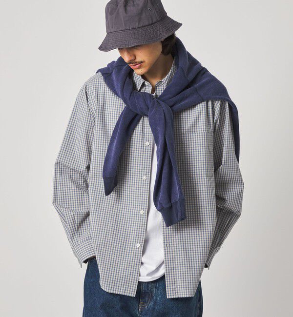 STEVEN ALAN「＜Steven Alan＞ 60 コンパクトヤーン チェック レギュラーカラー シャツ NARROW」|シャツ・ブラウス|