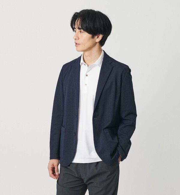 BEAUTY&YOUTH UNITED ARROWS「エアカノコ 2ボタン ジャケット ウォッシャブル」|テーラードジャケット|
