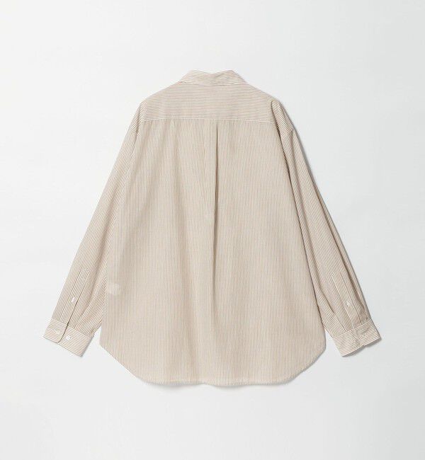 STEVEN ALAN「＜Steven Alan＞ 100 ガスボイル ストライプ レギュラーカラー シャツ LOOSE」|シャツ・ブラウス|