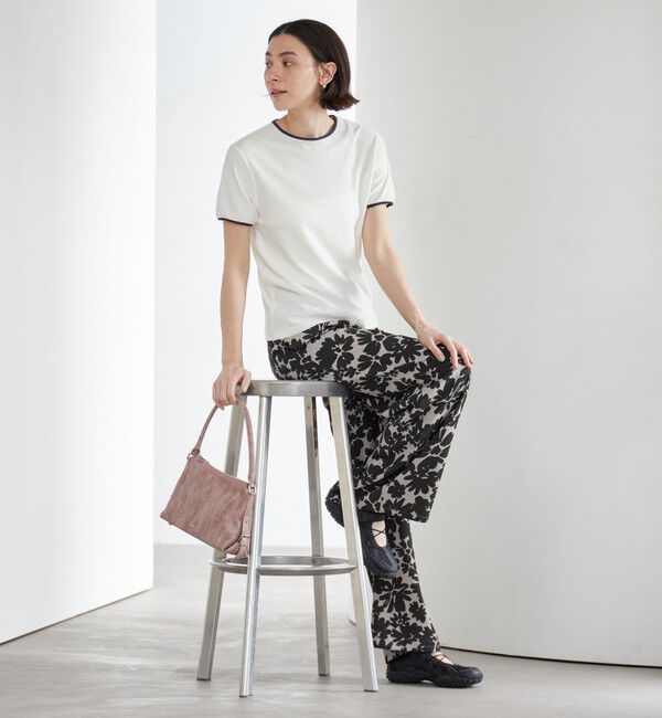 BEAUTY&YOUTH UNITED ARROWS「シアー パイル リンガーTシャツ」|Tシャツ・カットソー|