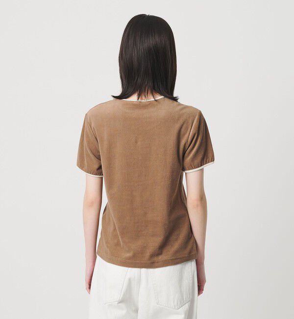 BEAUTY&YOUTH UNITED ARROWS「シアー パイル リンガーTシャツ」|Tシャツ・カットソー|