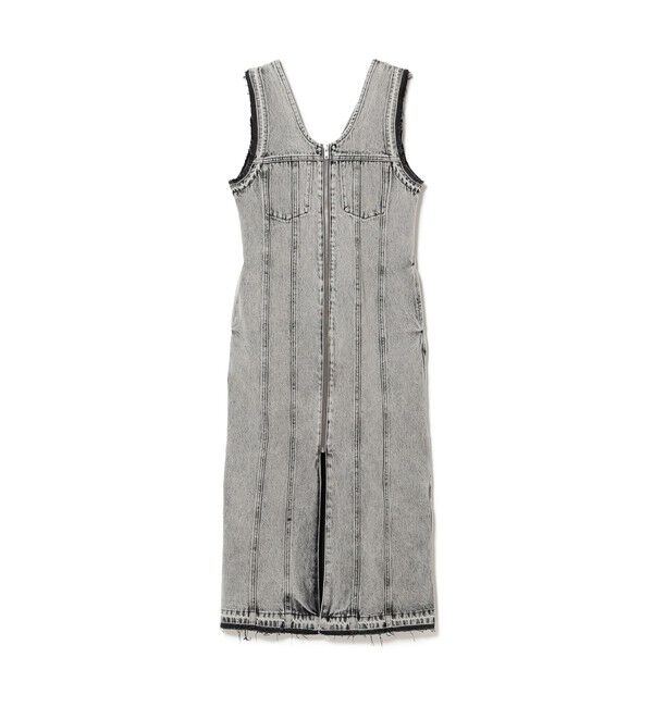 Ray BEAMS 「デニム ジップ タイト ワンピース」|ワンピース|GREY