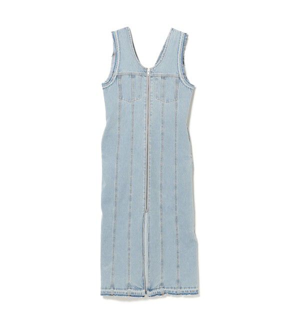 Ray BEAMS 「デニム ジップ タイト ワンピース」|ワンピース|BLUE