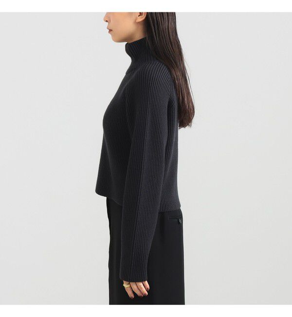 Demi-Luxe BEAMS 「サイドジップ リブ プルオーバー ニット .M」|ニット・セーター|