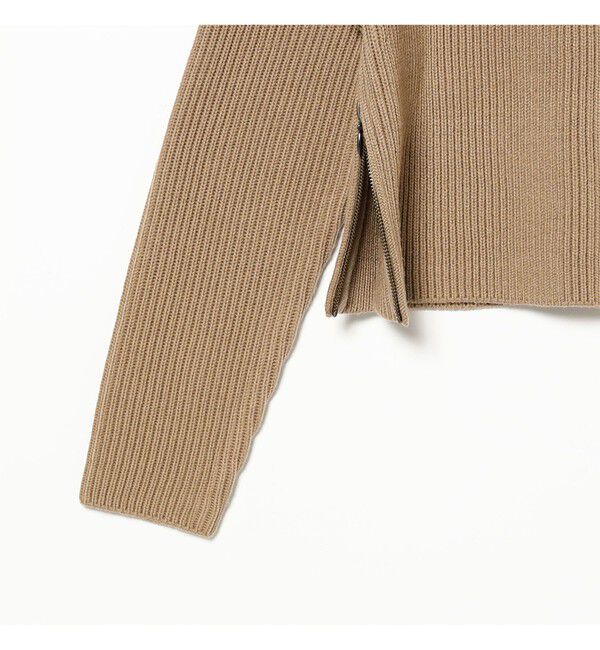 Demi-Luxe BEAMS 「サイドジップ リブ プルオーバー ニット .M」|ニット・セーター|
