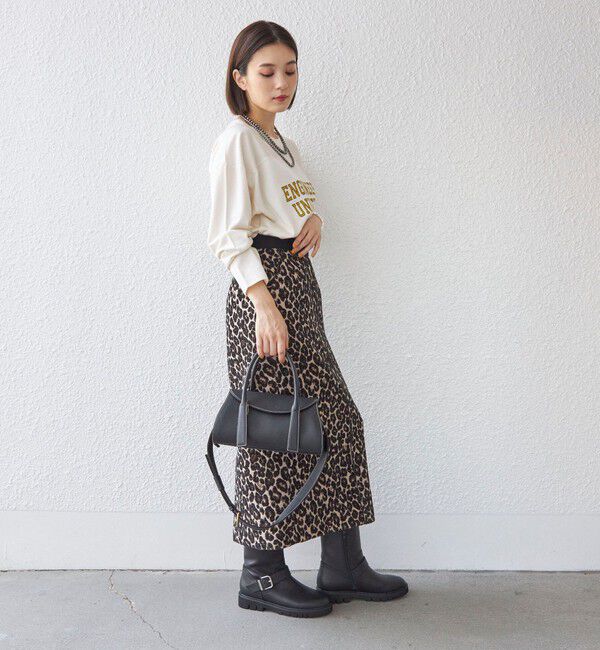 SHIPS for women「〈洗濯機可能〉Odub:フットボール TEE◇」|Tシャツ・カットソー|