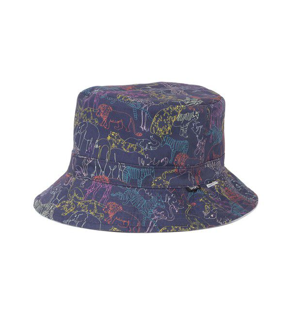 SHIPS KIDS「SHIPS KIDS:〈UVカット〉リバティ リバーシブル バケット ハット」|ハット|ネイビー