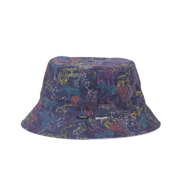 SHIPS KIDS「SHIPS KIDS:〈UVカット〉リバティ リバーシブル バケット ハット」|ハット|