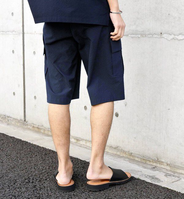 SHIPS any「SHIPS any:〈撥水・軽量・ストレッチ〉SOLOTEX(R)シアサッカー ワイド カーゴ ショーツ◇」|その他|