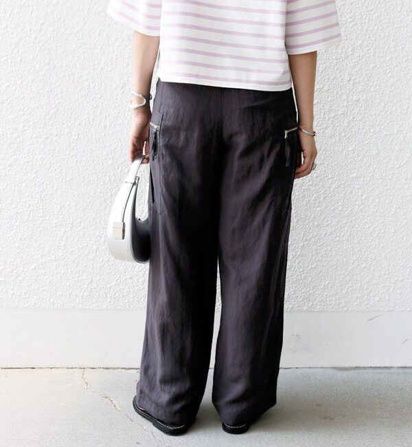 SHIPS for women「〈手洗い可能〉裾 ドロスト カーゴ パンツ 2」|カーゴ|