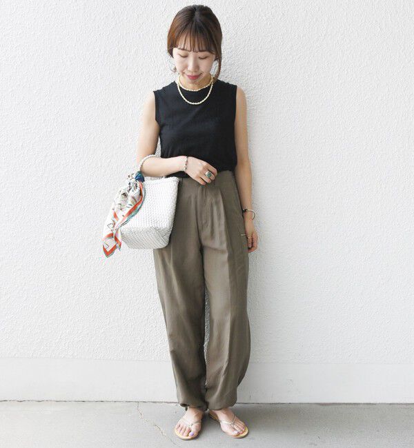 SHIPS for women「〈手洗い可能〉裾 ドロスト カーゴ パンツ 2」|カーゴ|