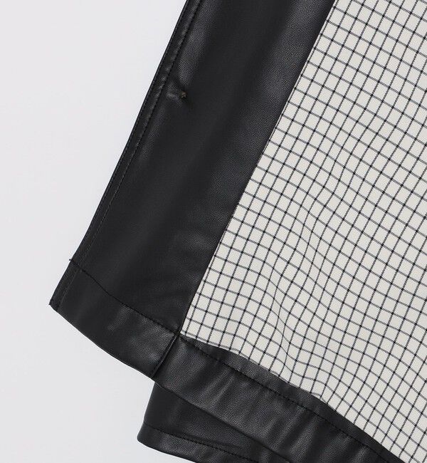 SHIPS「BENCH MARKING SHIRT: 合成皮革 カーコート」|ブルゾン・スタジャン|