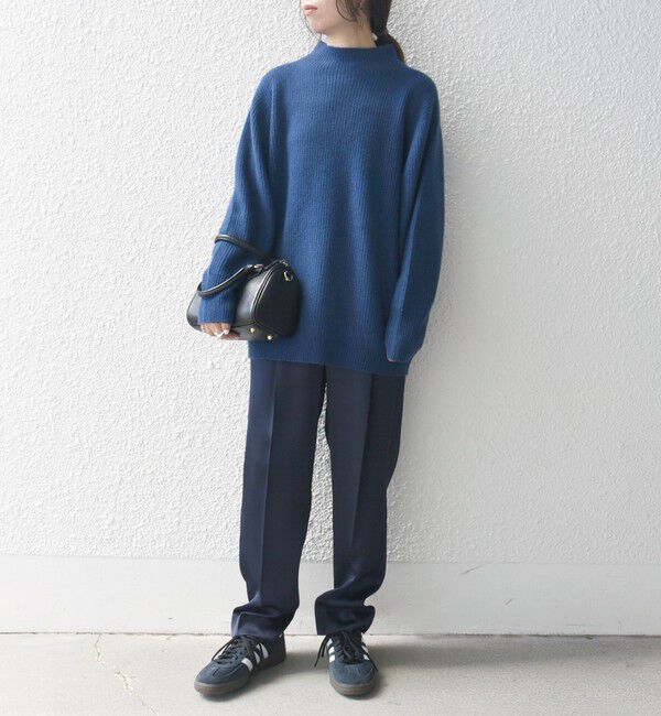 SHIPS any「SHIPS any:〈手洗い可能〉サテン リラックス タック テーパード パンツ」|その他|