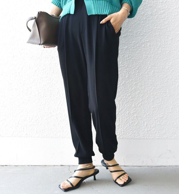 SHIPS for women「〈手洗い可能〉裾 リブ ドロスト パンツ」|その他|