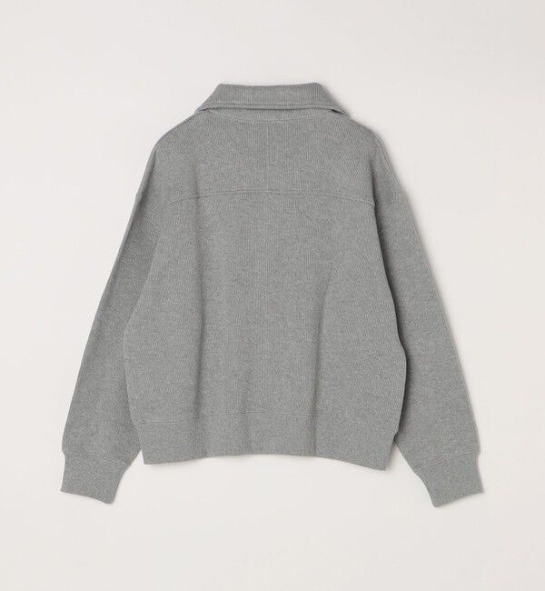 SHIPS any「SHIPS any:〈手洗い可能〉サカリバ スナップ スタンドカラー ブルゾン カットソー」|Tシャツ・カットソー|